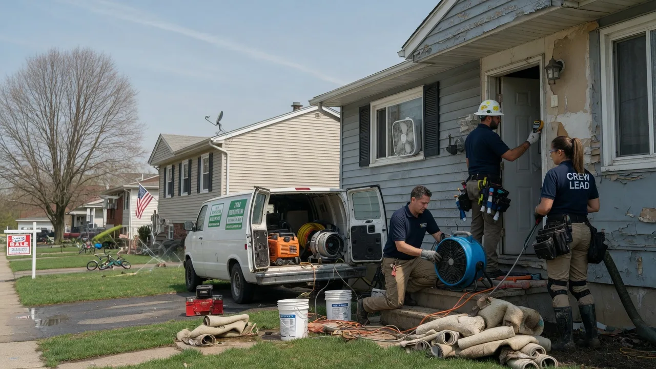 Flood Cleanup in Coppell, TX near me